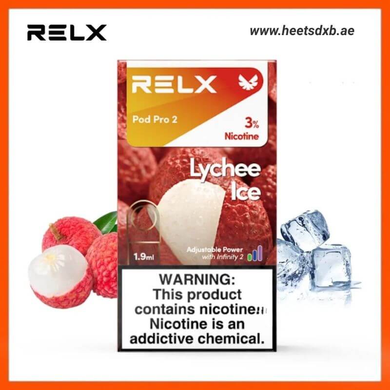 RELX Pod Pro 2 Pods 1.9ml Lychee Ice- 3%