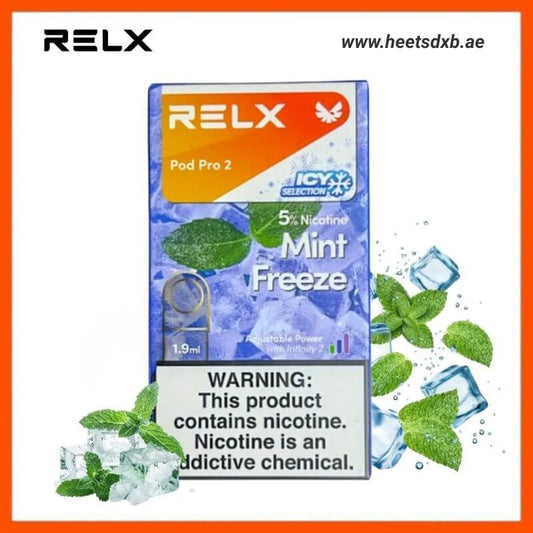 RELX Pod Pro 2 Pods 1.9ml Mint Freeze- 5%