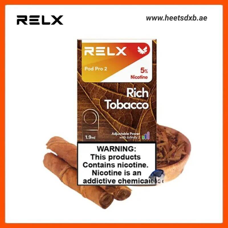 RELX Pod Pro 2 Pods 1.9ml Rich Tobacco- 5%