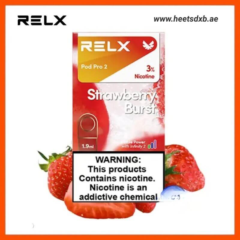 RELX Pod Pro 2 Pods 1.9ml Strawberry Burst-3%