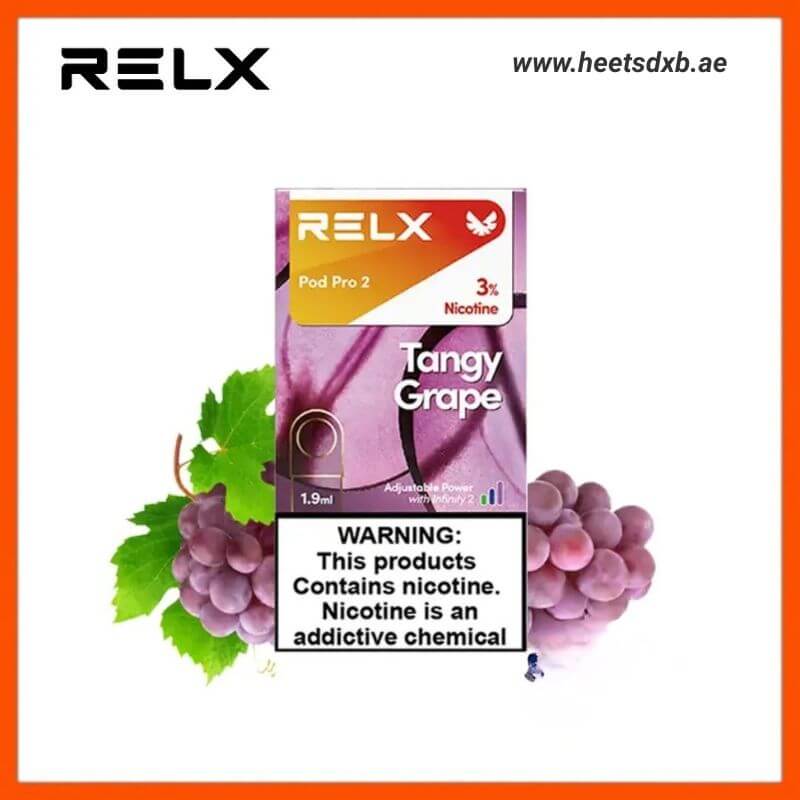 RELX Pod Pro 2 Pods 1.9ml Tangy Grape- 3%