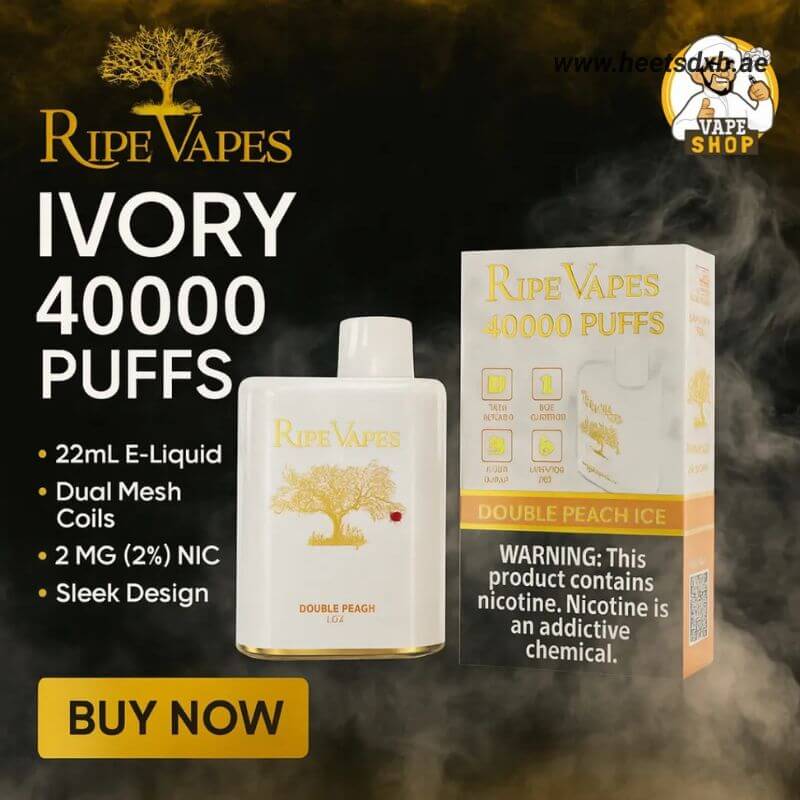 Ripe Vapes IVORY 40000 Puffs Disposable Vape in Dubai
