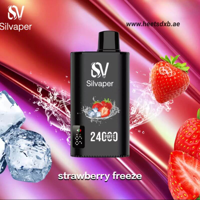 SILVAPER 24k Puffs 20MG Nicotine Disposable Vape in Dubai