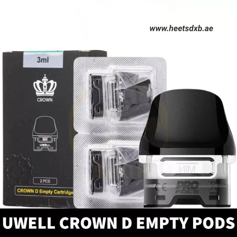 UWELL Crown D Empty Pods 3ml Replacement Pod Cartridge in Dubai
