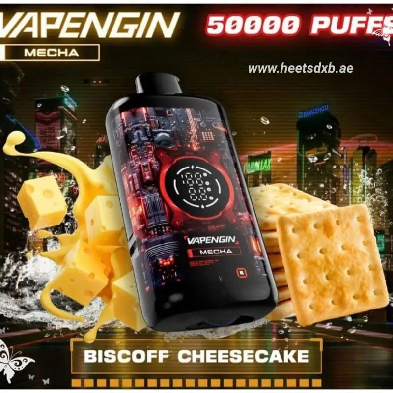 VAPENGIN Meacha 50000 Puffs Disposable Vape kit Biscoff Cheesecake