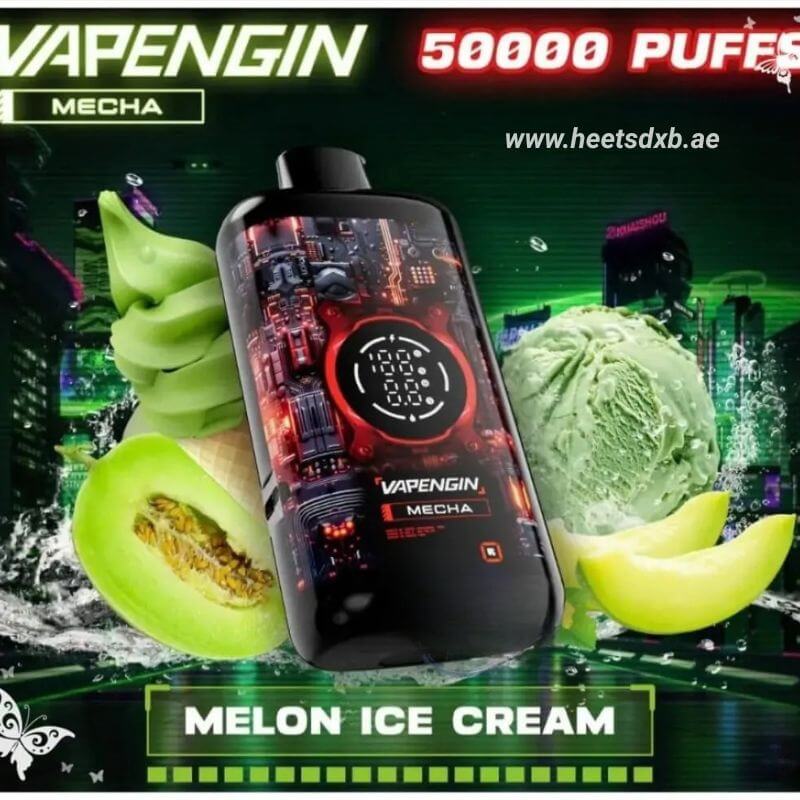 VAPENGIN Meacha 50000 Puffs Disposable Vape kit Melon Ice Cream