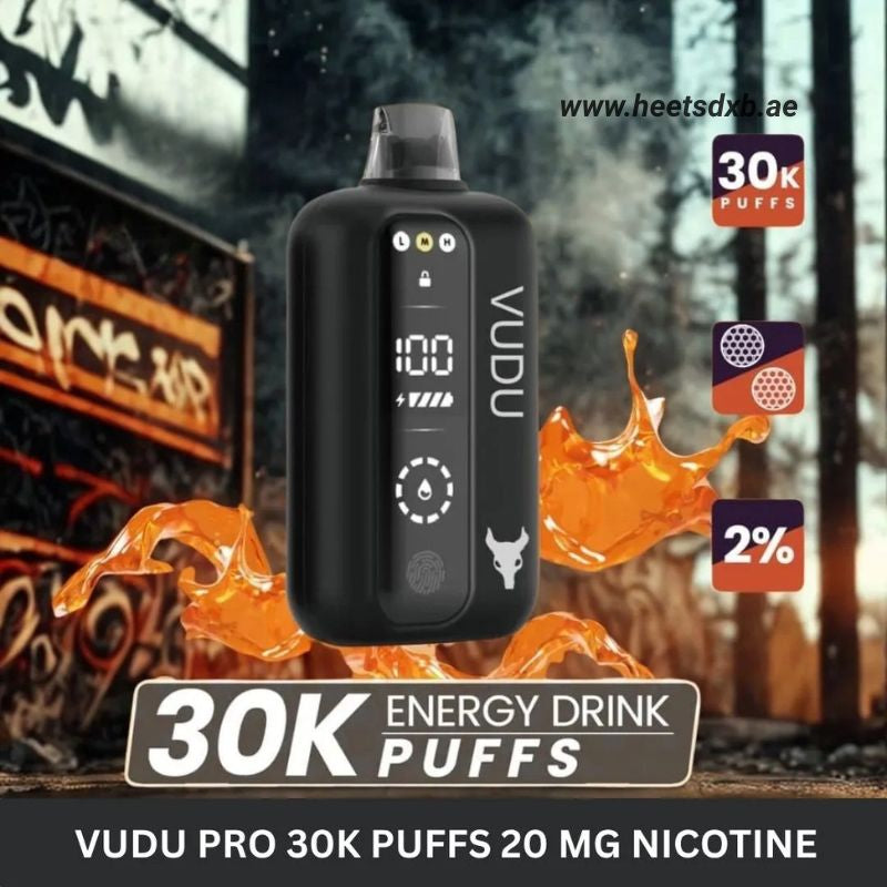 VUDU PRO 30000 Puffs 20MG Nicotine in Dubai