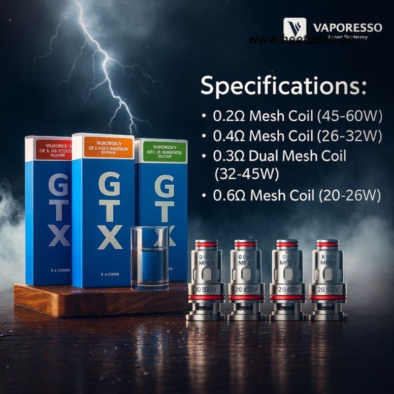 Vaporesso GTX Mesh Coil 5pcs In Dubai
