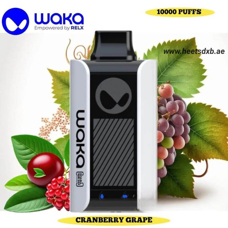 WAKA Sopro 10000 Puff Disposable Vape Cranberry Grape