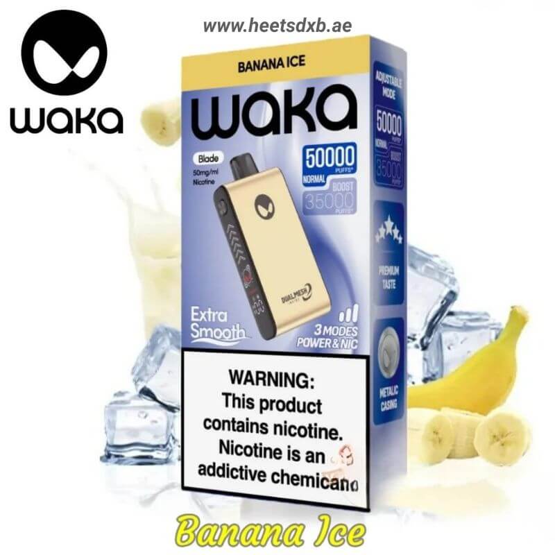 Pineapple Waka Blade 50000 Puffs Disposable Vape Banana Ice