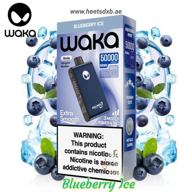 Waka Blade 50000 Puffs Disposable Vape Blueberry Ice