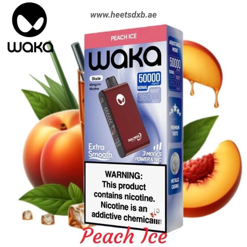 Waka Blade 50000 Puffs Disposable Vape Peach Ice