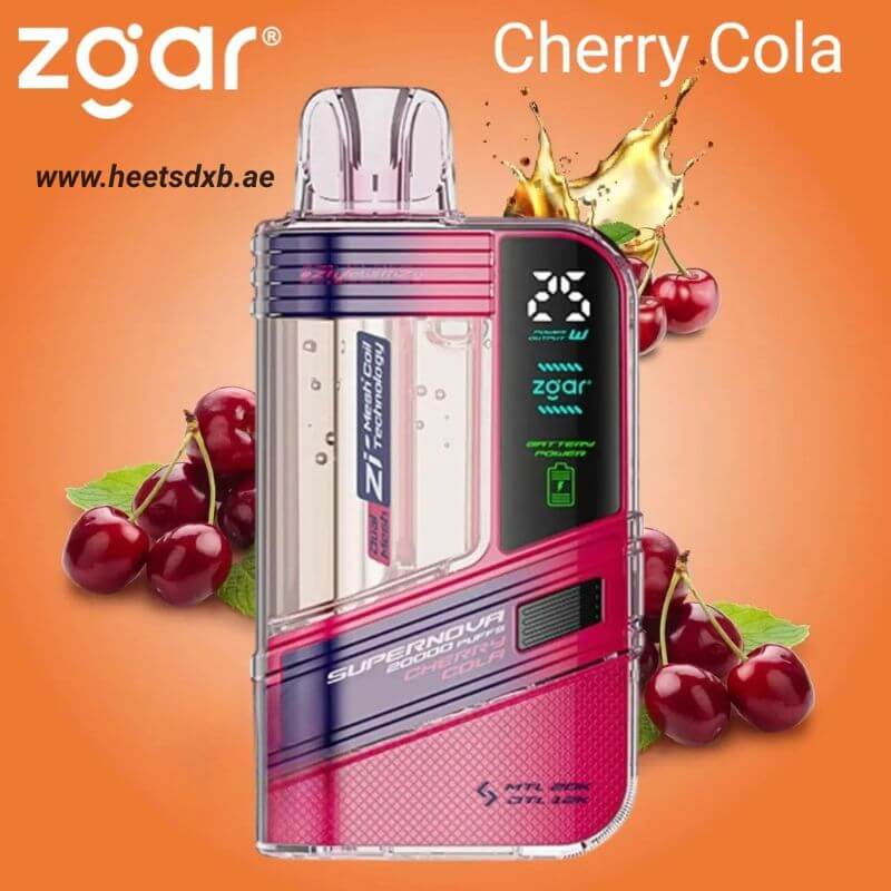 Zgar Supernova 30000 Puffs Disposable Vape 20mg Cherry Cola