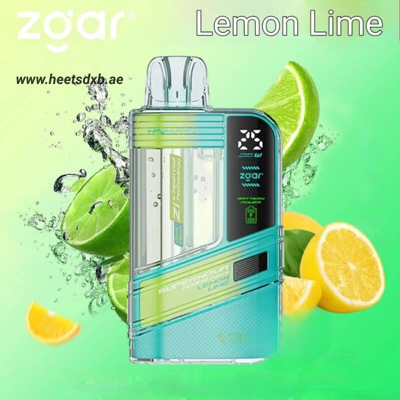 Zgar Supernova 30000 Puffs Disposable Vape 20mg Lemon Lime