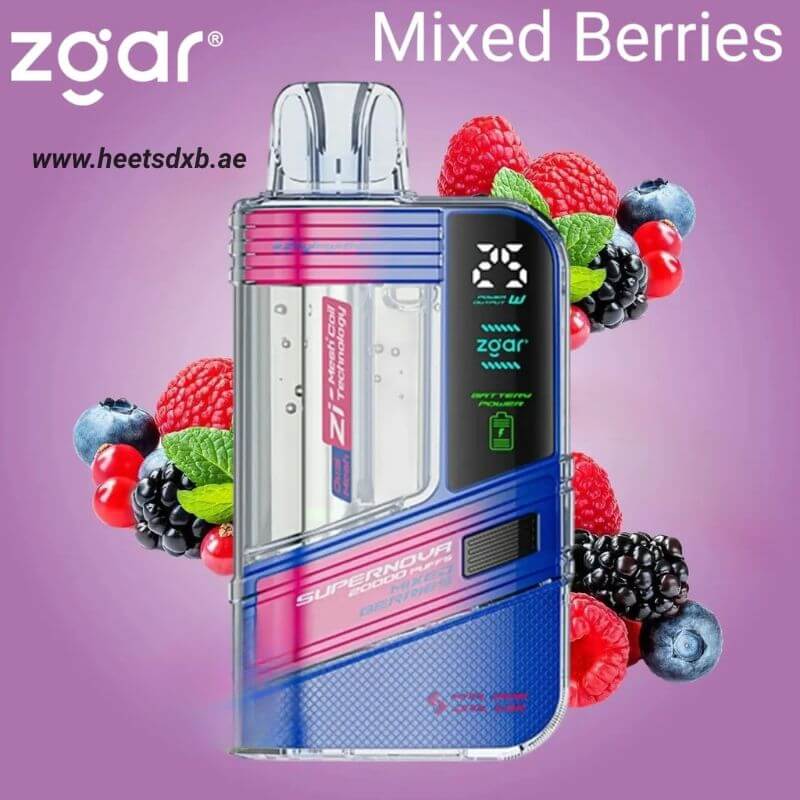 Zgar Supernova 30000 Puffs Disposable Vape 20mg Mixed Berries