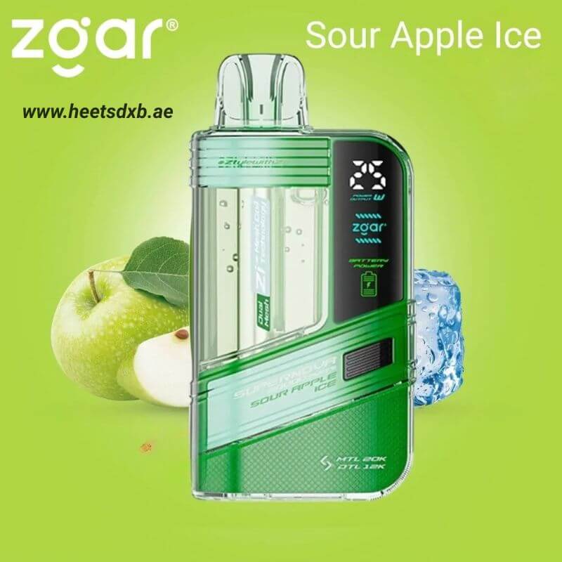 Zgar Supernova 30000 Puffs Disposable Vape 20mg Sour Apple Ice