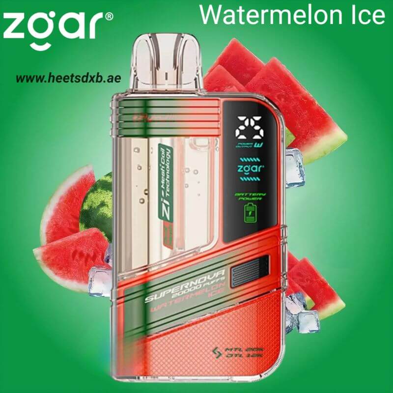 Zgar Supernova 30000 Puffs Disposable Vape 20mg Watermelon Ice