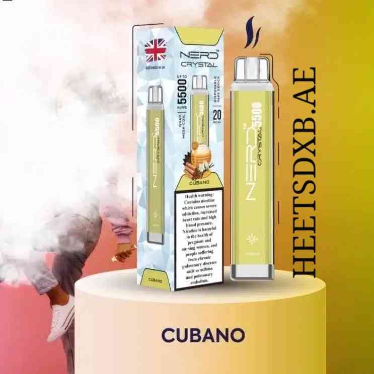 NERD CRYSTAL 5500 PUFFS CUBANO