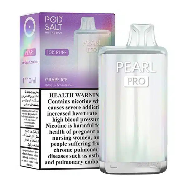 POD SALT PEARL PRO 10000 PUFFS DISPOSABLE VAPE(1Box 10pcs)