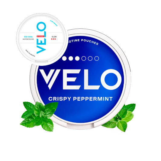 velo crispy peppermint nicotine pouches