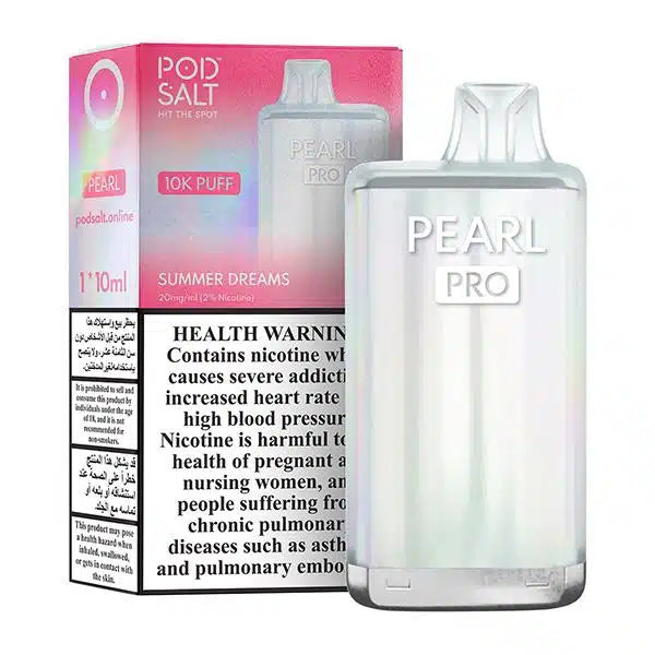 POD SALT PEARL PRO 10000 PUFFS DISPOSABLE VAPE(1Box 10pcs)