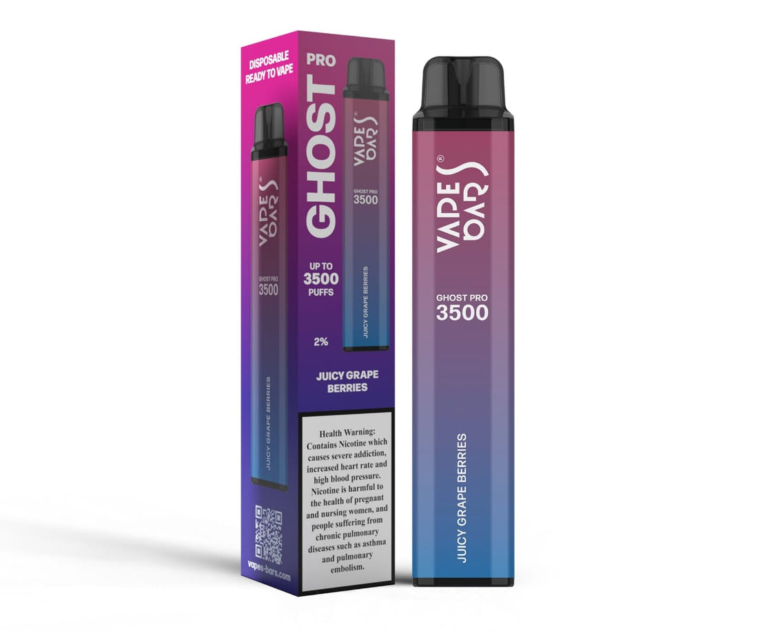 Do Beginners Love the GHOST PRO JUICY GRAPE BERRIES 2% NICOTINE 3500 PUFF So Much? In Dubai, UAE