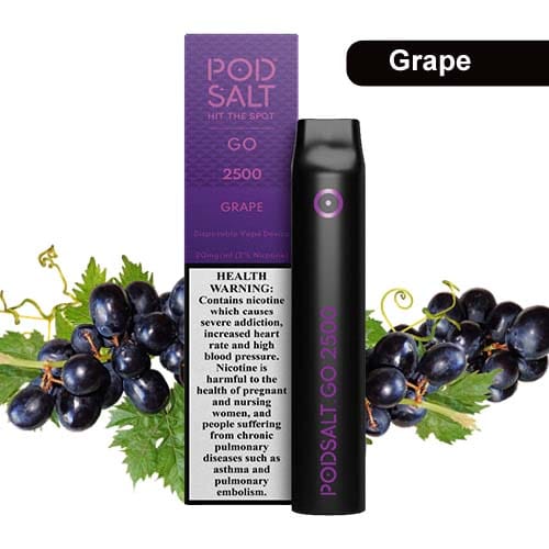 Is POD SALT GO GRAPE 2500 PUFF Safe to Use for Beginners in Dubai?