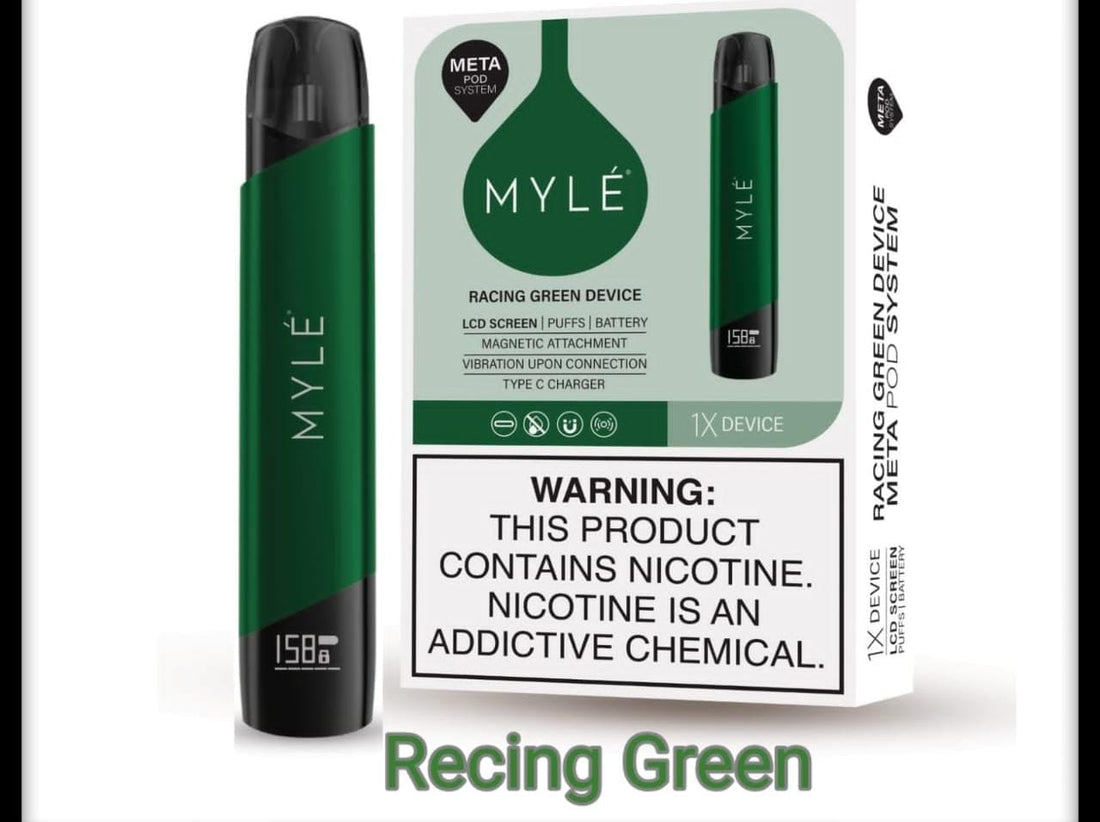 What Do New Vapers Need to Know About MYLE META V5 Racing Green in Dubai?
