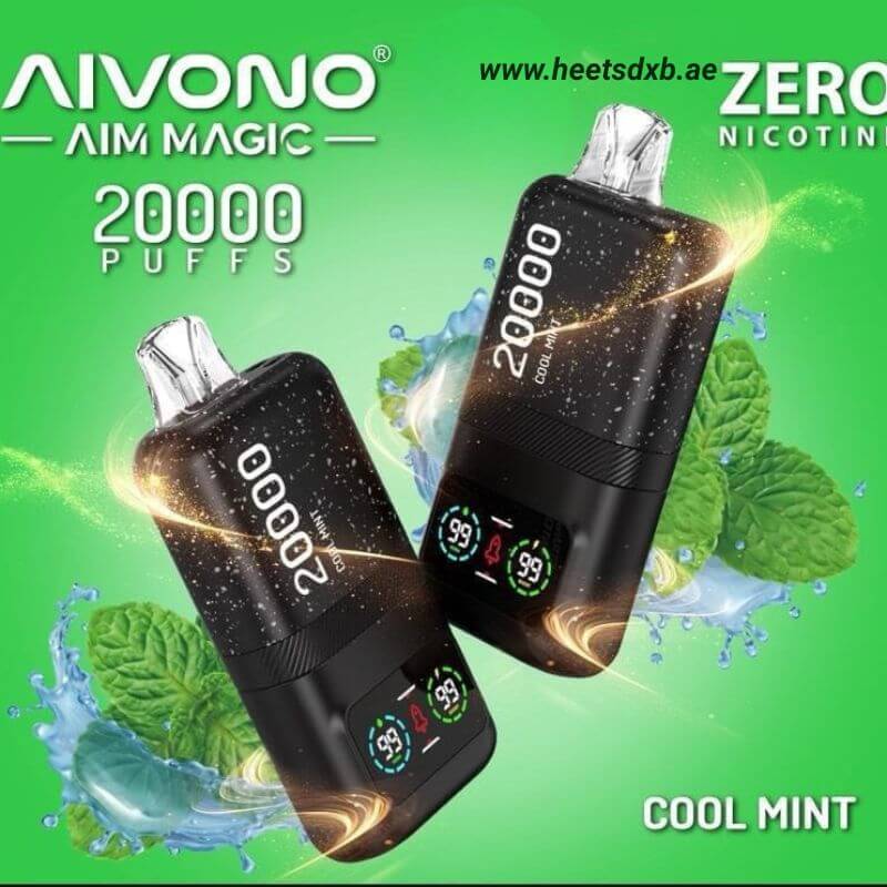 Aivomo Aim Magic Zero (0%) Nicotine 20000 Puffs Disposable Vape in Dubai COOL MINT

