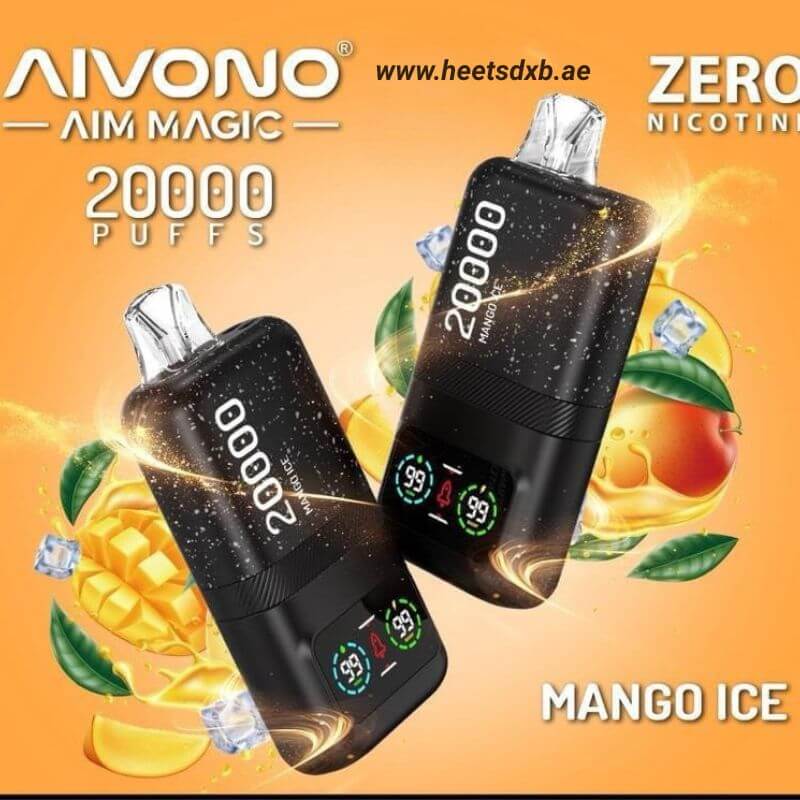 Aivomo Aim Magic Zero (0%) Nicotine 20000 Puffs Disposable Vape in Dubai MANGO ICE

