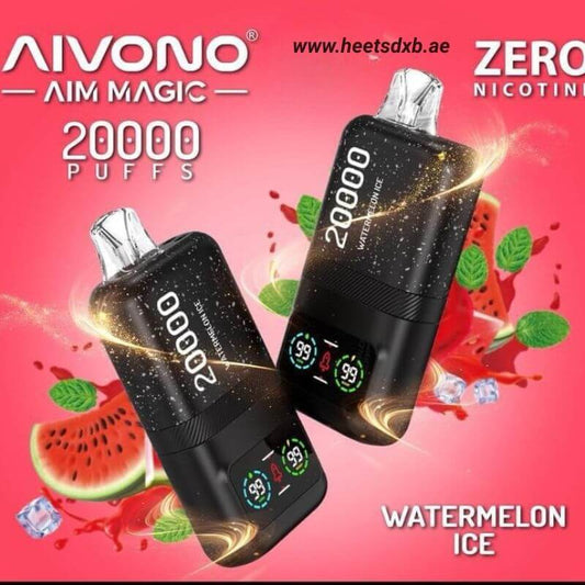 Aivomo Aim Magic Zero (0%) Nicotine 20000 Puffs Disposable Vape in Dubai WATERMELON ICE

