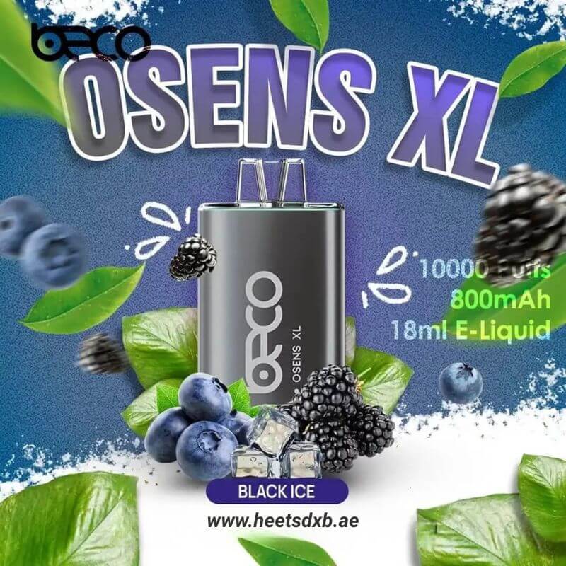 BECO Osens XL Disposable 10000 Puffs 50mg Black Ice