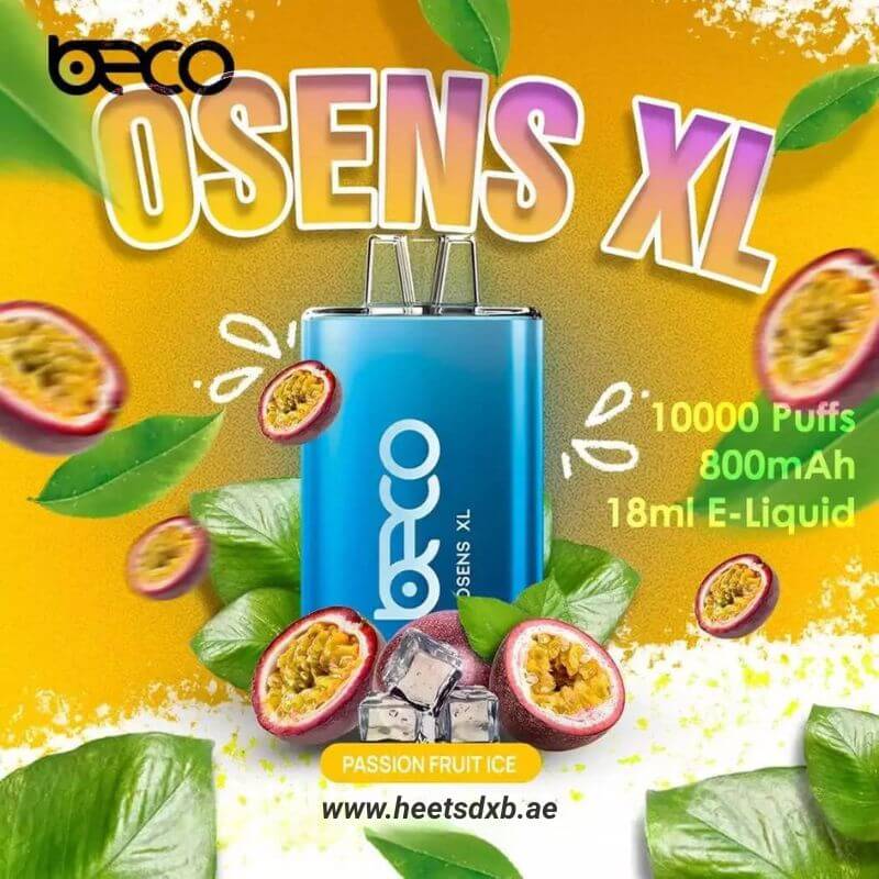 BECO Osens XL Disposable 10000 Puffs 50mg Passion Fruit Ice