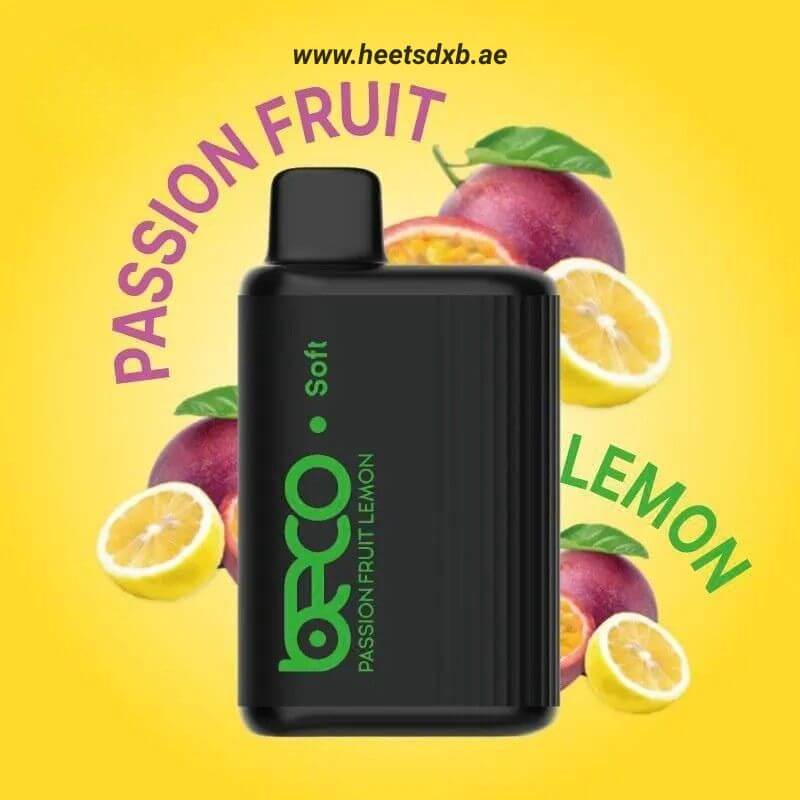 BECO Soft 6000 puffs 20MG Disposable Vape Passion Fruit Lemon

