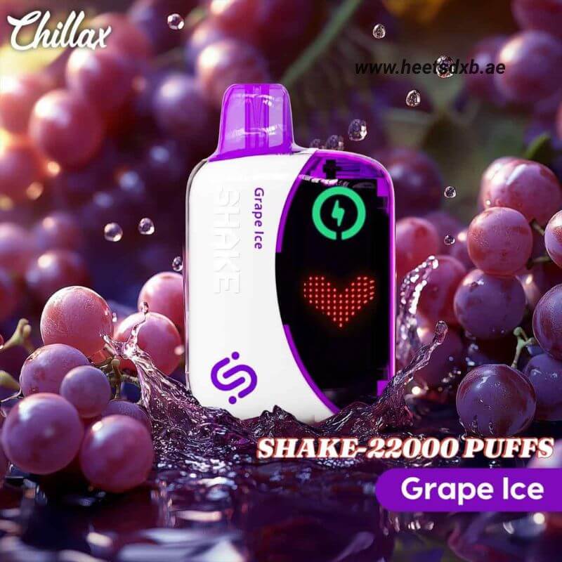 CHILLAX Shake 22000 Puffs Disposable Vape in Dubai Grape Ice