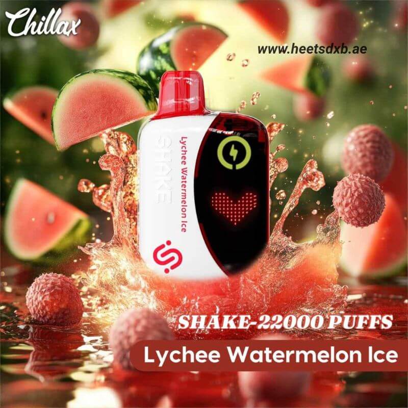 CHILLAX Shake 22000 Puffs Disposable Vape in Dubai Lychee Watermelon Ice