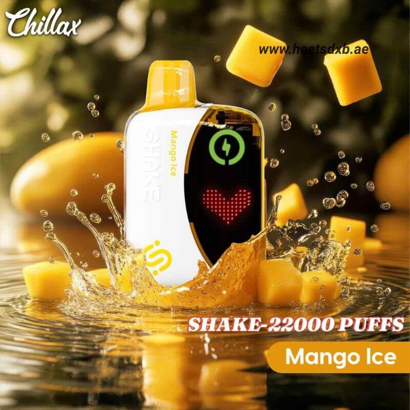 CHILLAX Shake 22000 Puffs Disposable Vape in Dubai Mango Ice