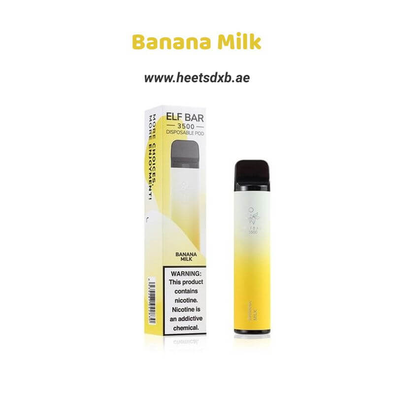 ELF BAR 3500 Puffs Disposable Vape Banana Milk