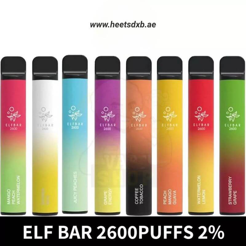 Elf Bar 2600 Puffs 2% nicotine Disposable Vape