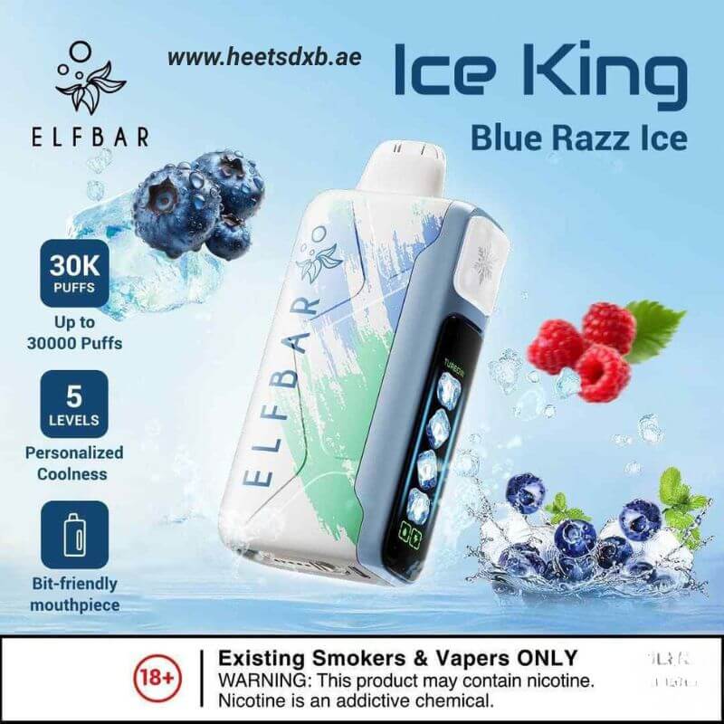 Elf bar Ice King Ice 30000 Puffs Blue Razz Ice