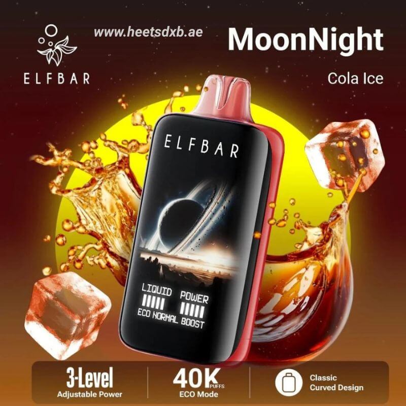 Elf bar moon night 40000 puffs 50mg nicotine Cola Ice
