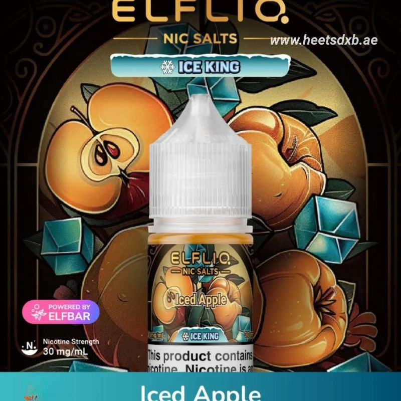 Elfliq Saltnic E-liquid 30MG in Dubai Iced Apple
