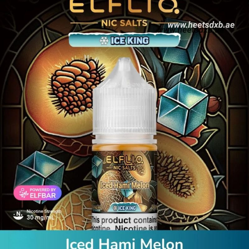Elfliq Saltnic E-liquid 30MG in Dubai Iced Hami Melon
