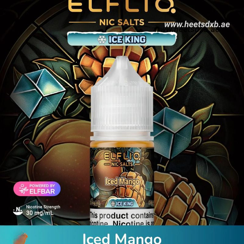 Elfliq Saltnic E-liquid 30MG in Dubai Iced Mango

