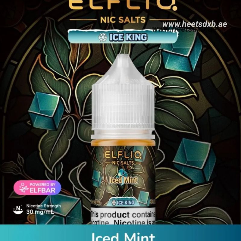 Elfliq Saltnic E-liquid 30MG in Dubai Iced Mint
