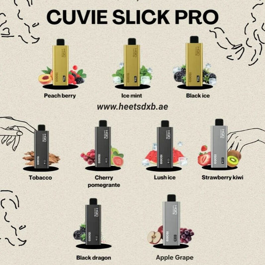 Best HQD Cuvie Slick Pro 15000 Puffs In Dubai