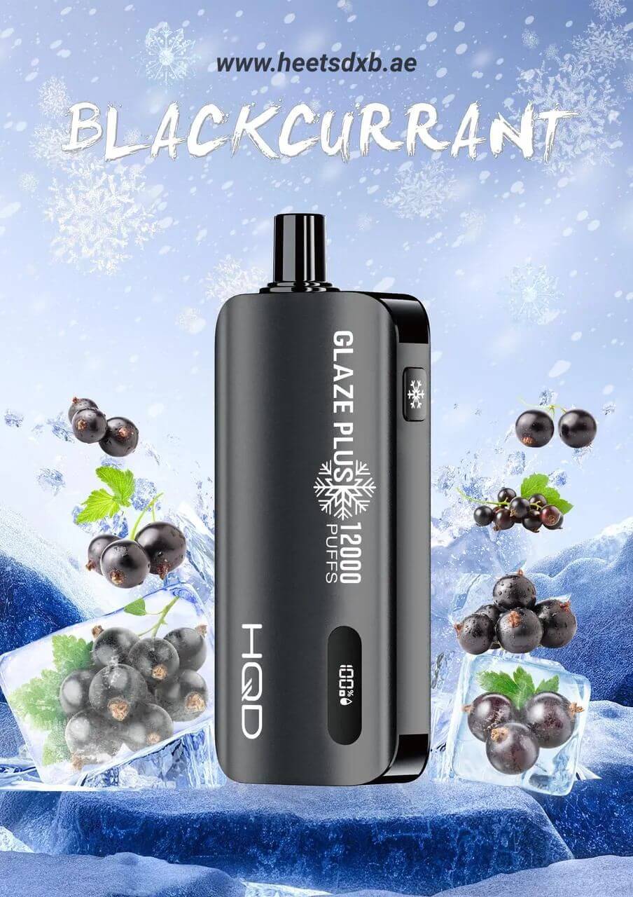 HQD Glaze Plus 12000 Puffs 50MG Nicotine Blackcurrant