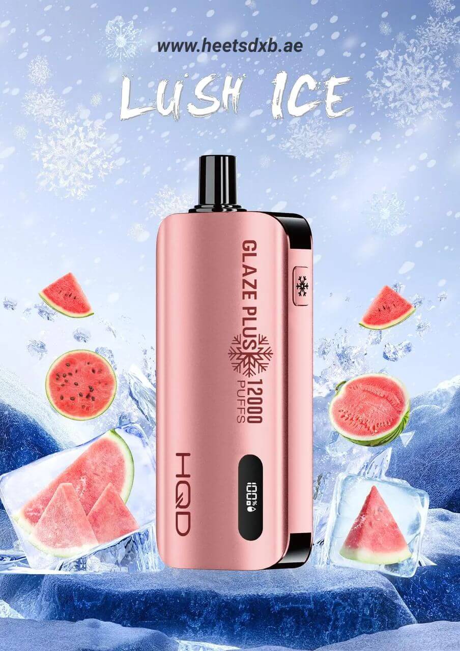 HQD Glaze Plus 12000 Puffs 50MG Nicotine Lush Ice