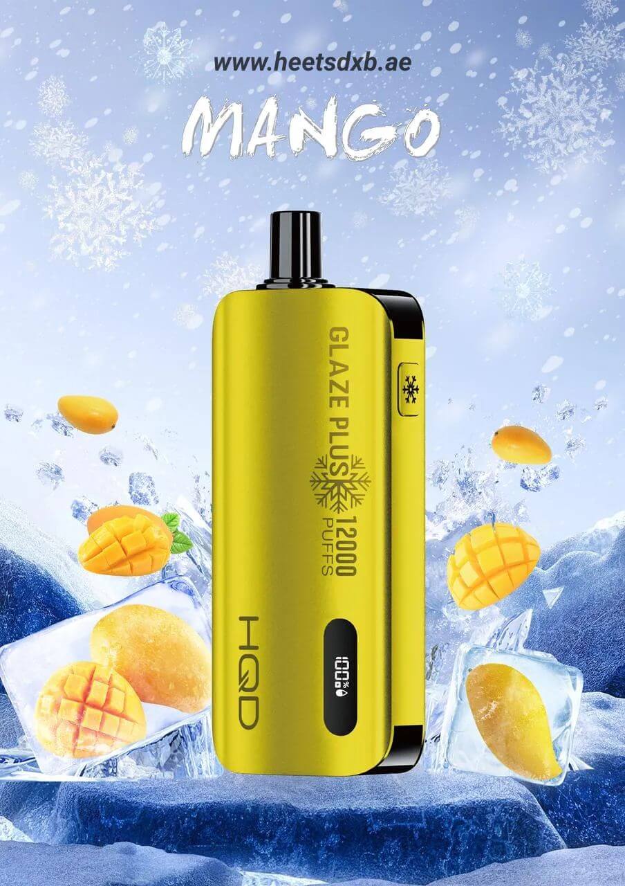 HQD Glaze Plus 12000 Puffs 50MG Nicotine Mango
