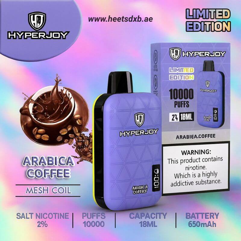 HYPERJOY Limited Edition 20MG 10000 Puffs Arabica Coffee